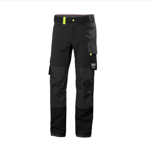 PANTALON DE TRAVAIL OXFORD NOIR/GRIS POLYAMIDE/ELAST REF.77407-999