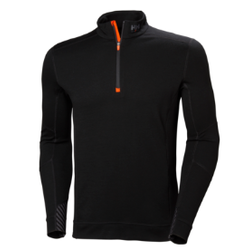 T-SHIRT LIFA THERMIQUE DEMI-ZIP ML MERINOS/POLYPROPYLENE 215GR REF.75107