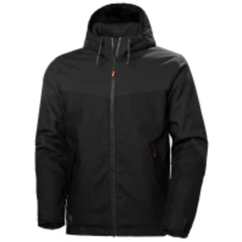 VESTE HIVER OXFORD NOIR 100% POLYESTER 255G REF.73290