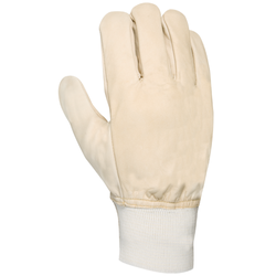 GANT CUIR FLEUR BOVIN HYDROFUGE POIGNET PROTEGE ARTERE R&eacute;f.210HIB