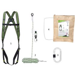 KIT TOITURE (HARNAIS/ANTICHUTE/CONNECTEUR/SAC) REF.FA8010400