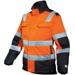 BLOUSON LUX GAMME FLASH HV CP ORANGE /JEAN NOIR R&eacute;f.3FLACP