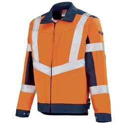 BLOUSON WORK VISION 2 HV CL2 CP 300 GR MARINE/ORANGE R&eacute;f.3HVNCP