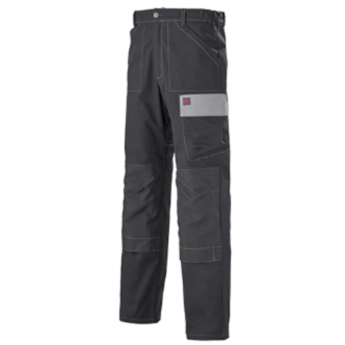 PANTALON RIGGER NOIR/GRIS CEINTURE ELASTIQUE REF.1ATLUP