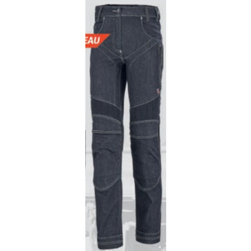 PANTALON JEAN WING FEMME BLEU INDIGO EN CORDURA AVEC PG REF.1FASTF