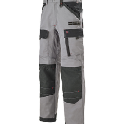 PANT WORK ATTITUDE 250GR RULER CP GRIS/NOIR R&eacute;f.1ATTUP