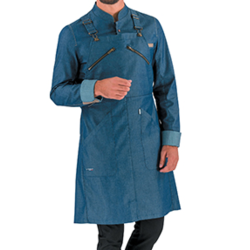 TABLIER A BAVETTE 406 DENIM CV TAILLE UNIQUE REF.406TCV