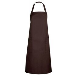 TABLIER DE CUISINE  A BAVETTE BLANC 100% COTON REF.YTAVALET