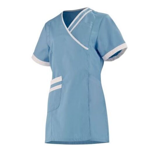 TUNIQUE LILEE COURTE .MC PC CIEL/BLANC R&eacute;f.8TCC00PC