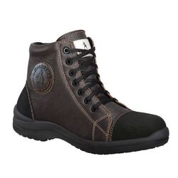 CHAUSS.SECU. LIBERTINE FEMME HAUTE CUIR CHOCOLAT   COMPOSITE S3 SRC