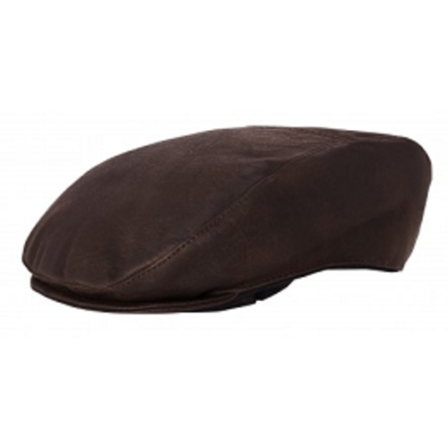 CASQUETTE MARRON AUTHENTIQUE 100% CUIR REF.  0633 9999 241