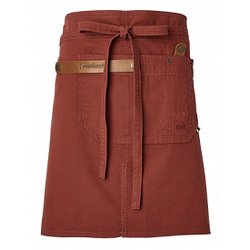 TABLIER COURT ROUILLE AUTHENTIQUE POLY/COTON STRECH REF.0620 9999 117