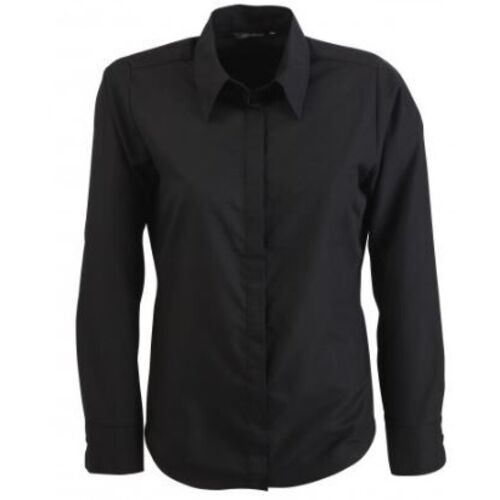 CHEMISE SERVEUSE ML PC NOIR R&eacute;f.0660 9000 279