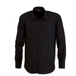 CHEMISE SERVEUR HOMME ML PC NOIR R&eacute;f.0601 9000 279
