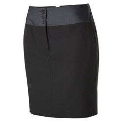 JUPE DE SERVICE NOIR FEMME  FIT N BLUE 100%POLYESTER REF 0211