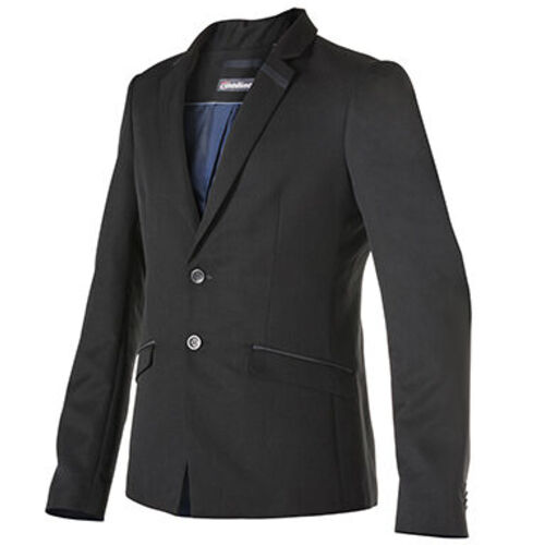 REF:0205 VESTE DE SERVICE NOIR HOMME FIT N BLUE 100%POLYESTER