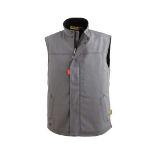 GILET SM GAMMEX GRIS CANVAS PC 65/35 r&eacute;f1109