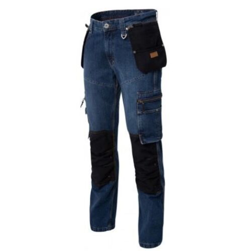 JEAN DENIM GENOUILLERES BLUE/BLACK 100%COTON R&eacute;f.03069999145