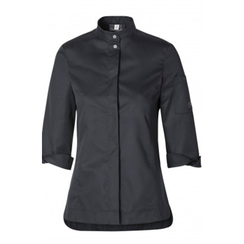 VESTE CUISINE SERENA FEMME NOIR MANCHE 3/4 PC REF.03923641279