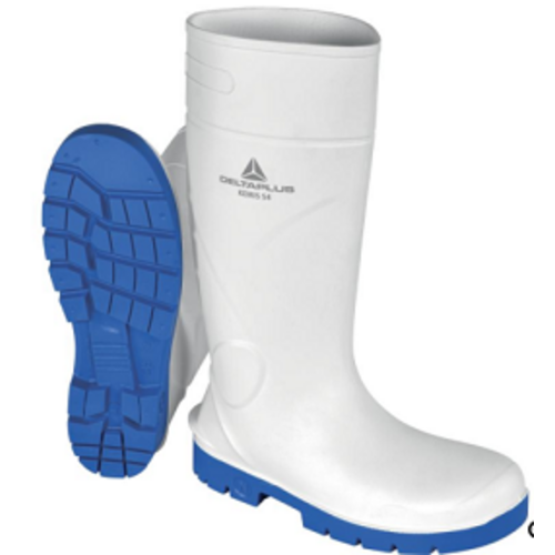 BOTTE DE SECURITE ALIM.AUVERGNE/KEMIS PVC BLANC SECU S4 CI SRC