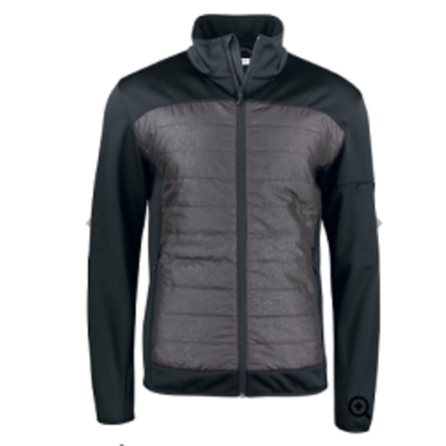 VESTE RETRO-REFLECHISSANTE FEMME CUSTER NOIR 100% POLYESTER REF.020934