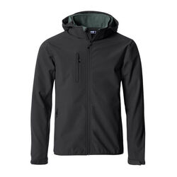 VESTE BASIC HOODY SOFTSHELL HOMME  A CAPUCHE 280G REF 0200912
