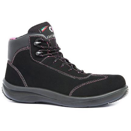 CHAUSS.SECU. LOVELY FEMME HAUTE NOIR/ROSE S3