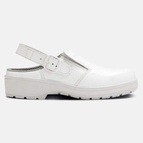 SABOT SECU FEM.DAISIE MICROFIBRES BRIDE AMO. BLANC R&eacute;f.8767