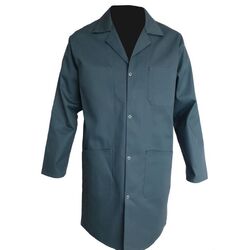 BLOUSE HOMME ML PC 65/35 VERT US A PRESSIONS REF.12BP670