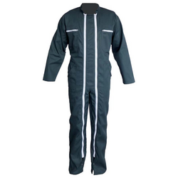 COMBINAISON  2 ZIP PC 65/35 VERT US / 13B670