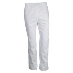 PANTALON CORDON BLANC TAILLE ELAST/ BAS PRESS PC 245G PADY  REF.PADY24-B/01B110