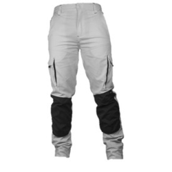 PANT TYPHON PLUS BLANC/GR PG CP 58/39 ET 3% ELASTHANNE 290G BOB REF.01TYEB