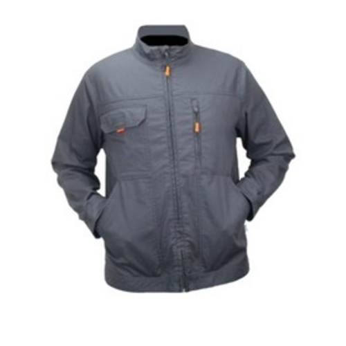 BLOUSON TYPHON PLUS ELASTHANNE GRIS PC + LOGO SEMAT REF.09TYEG