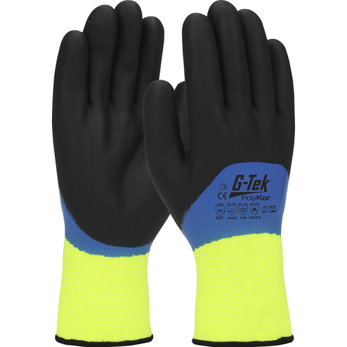 GANT ANTI-COUPURE 4X32C DOUBLE ENDUCTION/MOUSSE DE NITRILE/PAUME REF.41-1415