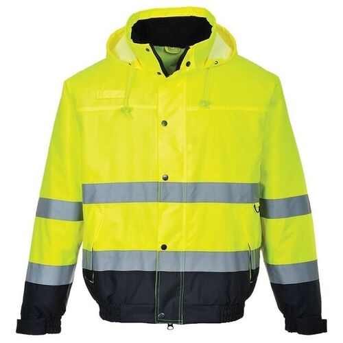 BLOUSON BICO JA/MARINE EN471 MANCHES, DOUBLURE ET COL AMOVIBLE C465