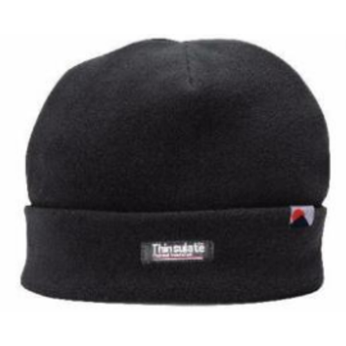 BONNET 100% POLYESTER DOUBLE THINSULATE NOIR REF. HA10