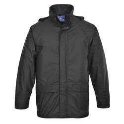 VESTE DE PLUIE NOIR  POLYESTER SEALTEX REF S450