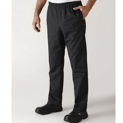 PANTALON DE CUISINE UMINI NOIR PC REF.UMINI