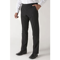 PANTALON DROIT HOMME UXO MARINE POLY/VISCOSE/ELASTHANNE
