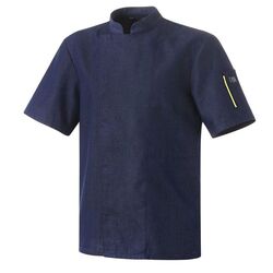 VESTE CUISINE NERO PC MC DENIM