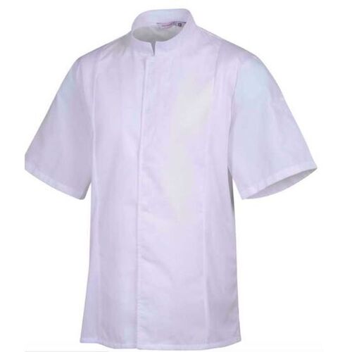 VESTE CUISINE SIAKA NID D'ABEILLE MC PC BLANCHE