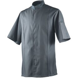 VESTE CUISINE SIAKA NID D'ABEILLE MC PC GRIS ANTHRACITE