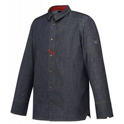 VESTE CUISINE ML HOMME VINHO DENIM 100% COTON