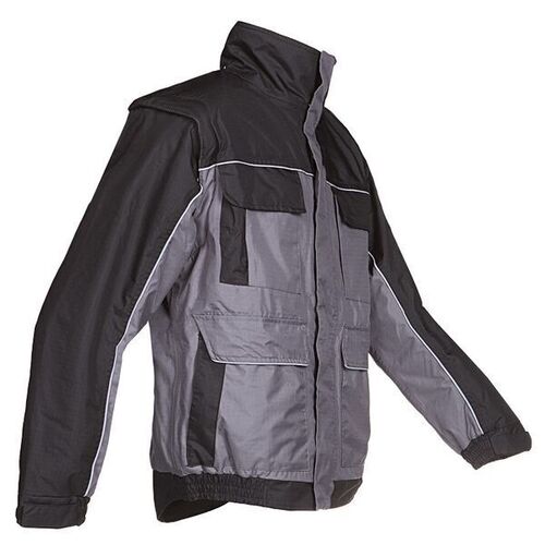 BLOUSON CETON RIPSTOP MANCHES AMOVIBLES GRIS/NOIR R&eacute;f.5U01A2CX3882