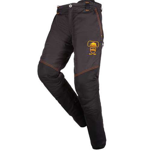 PANTALON ANTI-COUPURE, NOIR/JAUNE CLASSE 1 TYPE A REF.1XRP