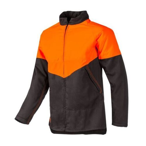 VESTE ANTI COUPURE ORANGE/GRIS EN381-11 CLASSE 1 REF1RJ1