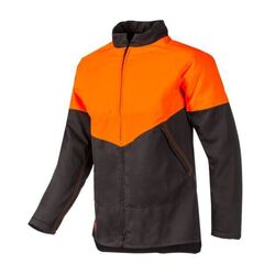 VESTE ANTI COUPURE ORANGE/GRIS EN381-11 CLASSE 1 REF1RJ1