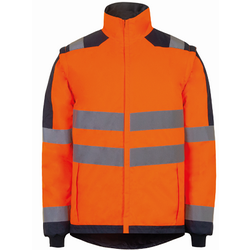 BLOUSON INT. KITA/FREYA HV ORANGE/MARINE FLUO EN ISO 20471 GILAFEPICO