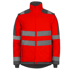 BLOUSON INT KITA/FREYA HV ROUGE/GRIS EN ISO 20471 REF.GILAFEPICO
