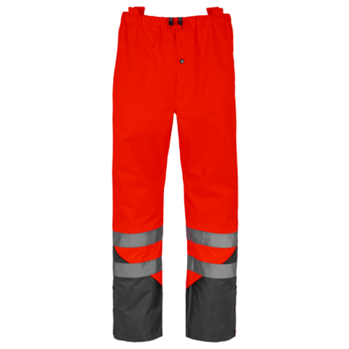 PANTALON DE PLUIE KITA/POSEIDON HV ROUGE/GRIS FLUO REF.PANTEPICO1